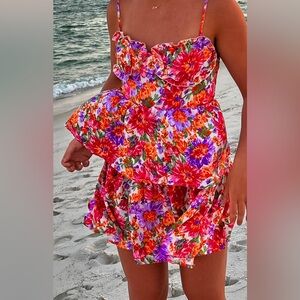 SHEIN Multicolor Floral Dress